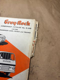 1946-1968 Grey Rock Condensed Catalog cars buses trucks brake linings