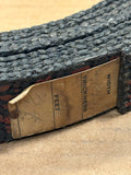 Vintage woven brake lining material 1 1/4” x 24’
