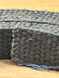 Vintage woven brake lining material 1 1/4” x 24’