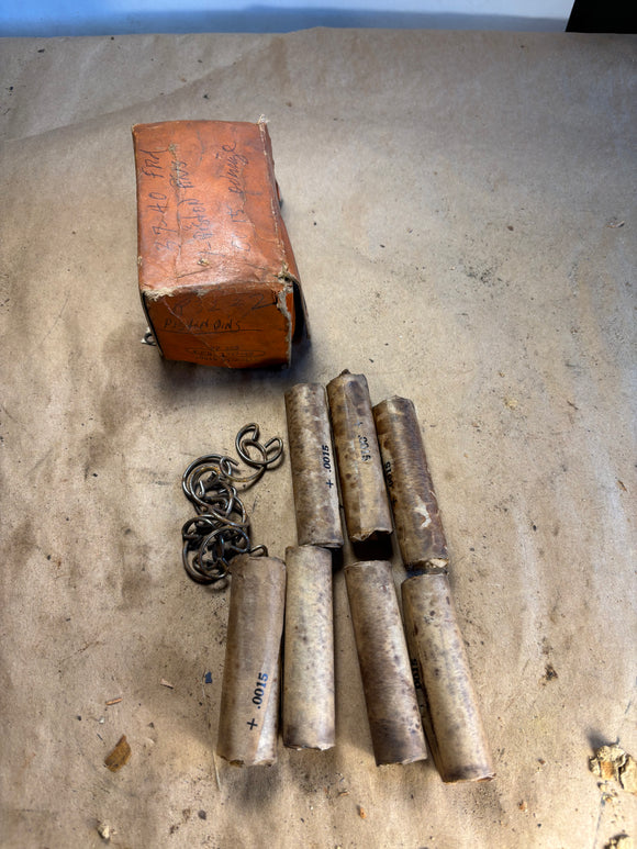 1937-1940 Ford flathead 221 85 90 V8 wrist pins x7 NORS