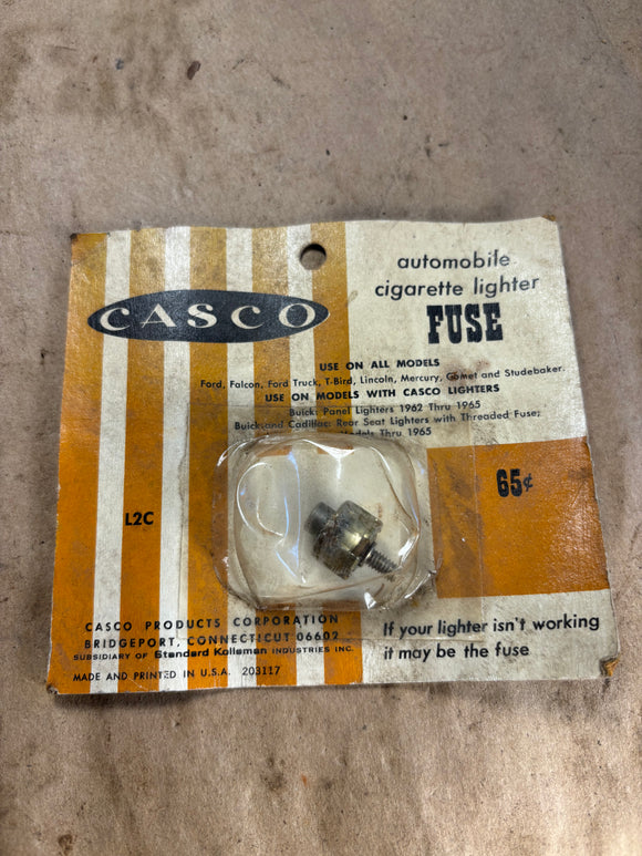 1962-1965 Ford Lincoln Mercury Ford Truck Casco lighter fuse L2C