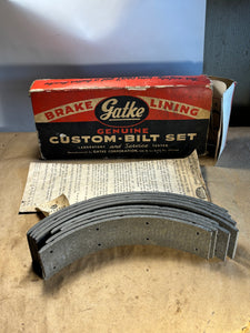 1939-1941 Studebaker Champion front and rear brake lining set Gatke BR-1187-D