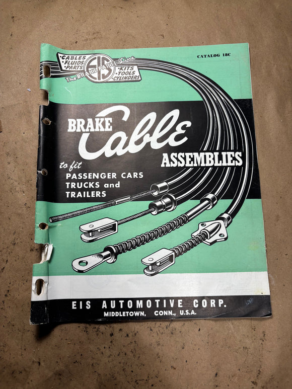 1952 Brake Parts Line Brake Cable Assemblies catalog