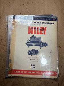 1944 Miley The Brake People Hydraulic Brake Cylinder catalog