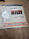 1944 Miley The Brake Parts Fan Belt Catalog and Data Book