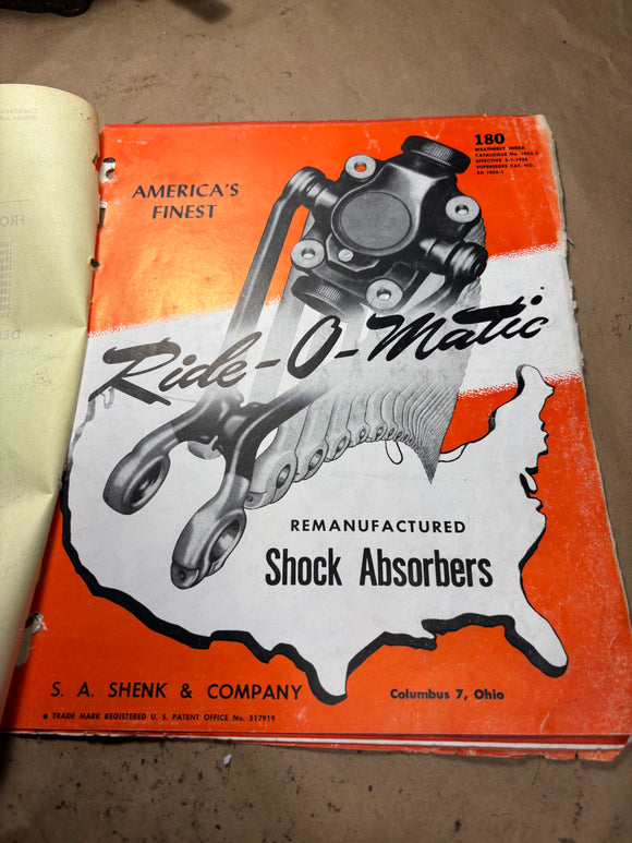 1928-1966 Ride-O-Matic Remanufactured Shock Absorbers catalog