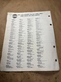 1956 Federal Mogul BCA BOWER TORRINGTON Bearings catalog