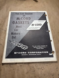 1967 McCord Gaskets Quick Reference Catalog 1955-1967