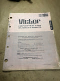 1966 Victor Imported Car Oil Seals and Gaskets catalog