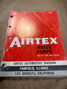 1972 Airtex Water Pumps catalog passenger cars Weatherly 432