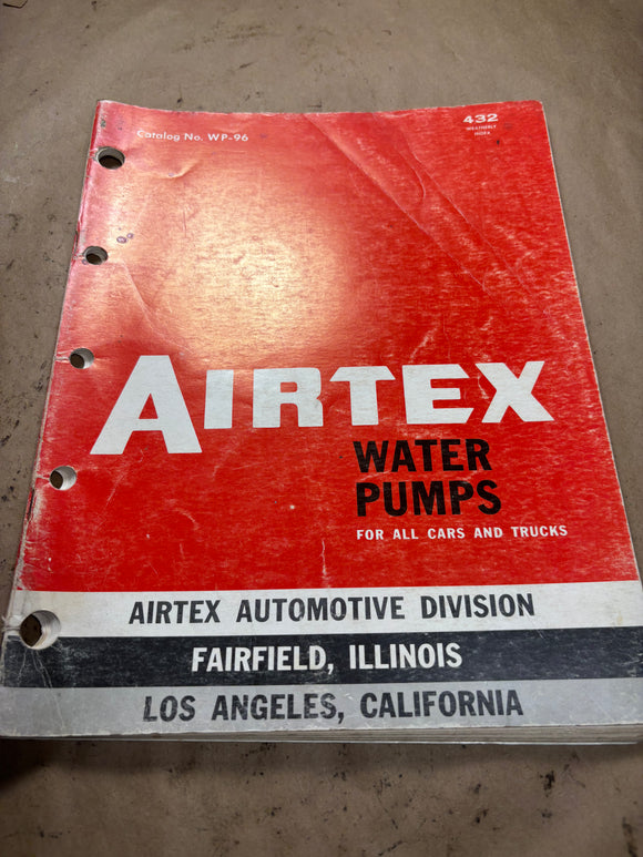 1972 Airtex Water Pumps catalog passenger cars Weatherly 432