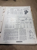 1953 Carter Carburetor parts catalog 1935-1953