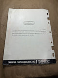 1955 Champion Parts Rebuilders Distributors Catalog