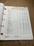 1969 Spicer Center Bearing Applications Catalog 1955-1969