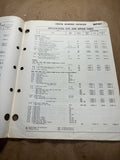 1969 Spicer Center Bearing Applications Catalog 1955-1969