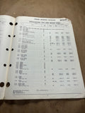 1969 Spicer Center Bearing Applications Catalog 1955-1969