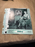 1955 Fasco Fan catalog portable floor pedestal oscillating