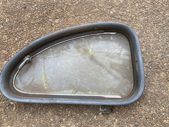 1947 Ford Fordor 4 dr sedan LH rear vent window with interior moulding
