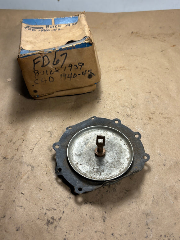 1939-1942 Buick Cadillac fuel pump diaphragm replacement FD-67