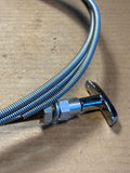 8 foot chrome t-handle jacketed pull cable