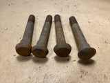 1924-1935 Chevrolet spring shackle bolts set of 4 NORS