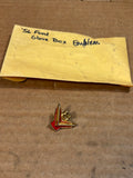 1956 Ford V8 glove box emblem