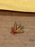 1956 Ford V8 glove box emblem