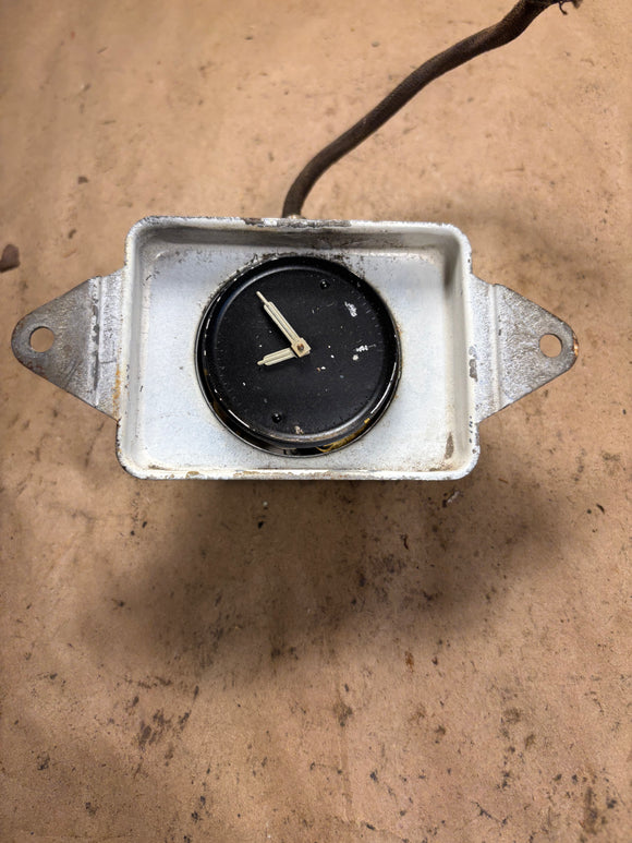 Vintage 1940s 1930s 1950s George W Borg automotive clock