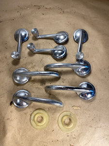 1962 Buick LeSabre 4 door sedan wagon interior door handle window crank set