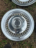 1979 Ford Thunderbird 16” hub cap wheel cover set of 4 OEM