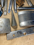 1946-1948 Plymouth interior exterior stainless trim pieces lot of 16