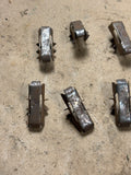 1941 Chevrolet passenger and truck running board instrument panel molding clip x10