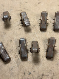 1941 Chevrolet passenger and truck running board instrument panel molding clip x10