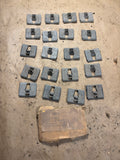 1953-1955 Ford Mercury rear door fender side moulding retainers x20 NORS