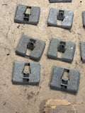 1953-1955 Ford Mercury rear door fender side moulding retainers x20 NORS