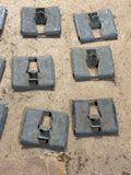1953-1955 Ford Mercury rear door fender side moulding retainers x20 NORS