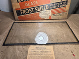 Vintage Perma-Tite glass frost shield 8 x 18