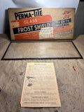 Vintage Perma-Tite glass frost shield 8 x 18
