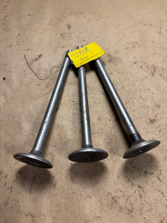1938-1947 Hudson Terraplane exhaust valve x3 NORS