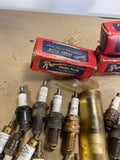 Vintage 1940s 1950s 1960s Wizard spark plug lot x50