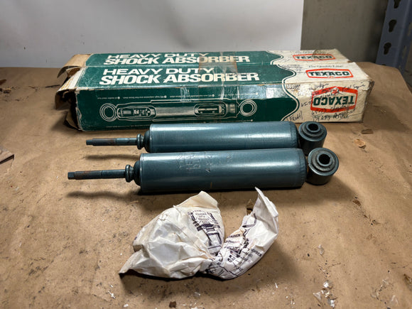 1965-1973 Dodge front shock absorber pair NORS Texaco