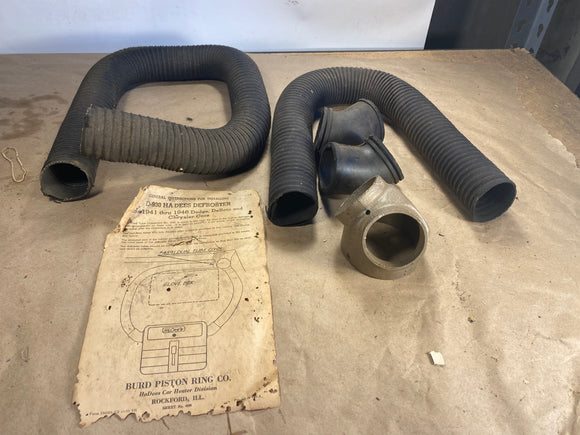 1941-1946 Dodge DeSoto Chrysler defroster hose kit
