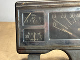 1947 Plymouth instrument cluster with speedo amp and oil