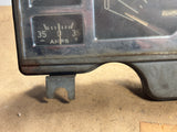 1947 Plymouth instrument cluster with speedo amp and oil