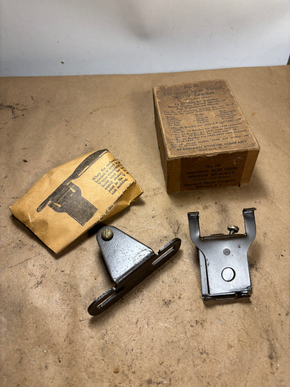 1933-1942 Universal Rear Vision Mirror Bracket for curved and replacement mirrors domestic passenger and truck