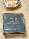 1932-1935 Ford Model B steering worm lower bearing cup NOS B-3552