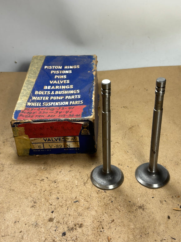 1933-1941 Dodge Plymouth Dodge truck intake/exhaust valves x2 NORS