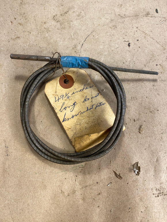 Vintage 49 1/4” 49.25” speedometer cable FORD GM Chrysler