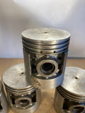 Wisconsin 4-cylinder replacement pistons #566 .003 O/S NOS