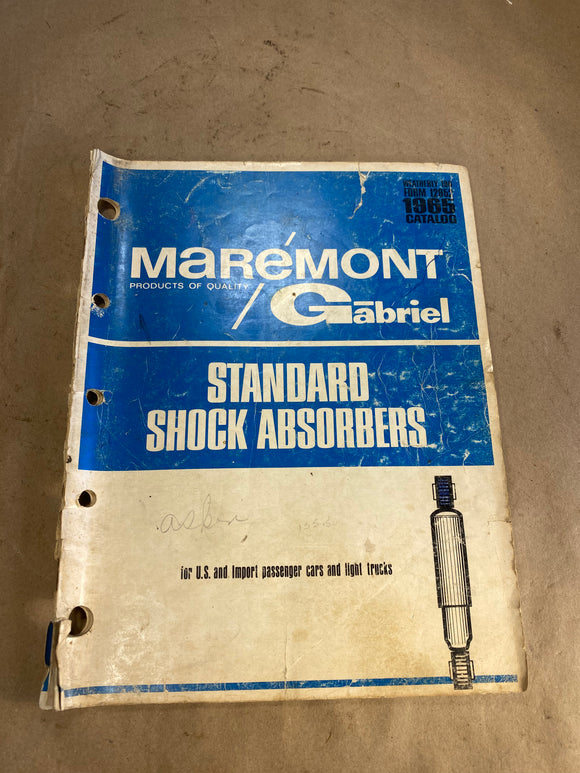 1965 Maremont Gabriel Standard Shock Absorbers catalog Weatherly 180